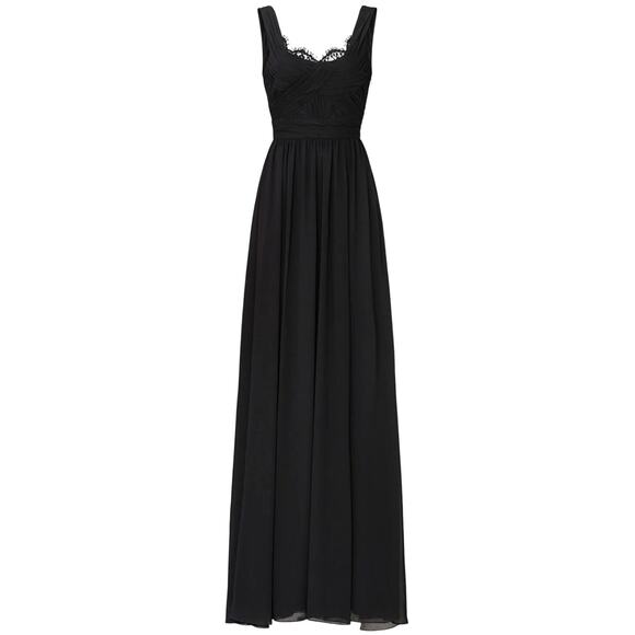 Love by Theia Dresses & Skirts - Love by Theia Lace Scoop Neck Gown in Black, Size US 0